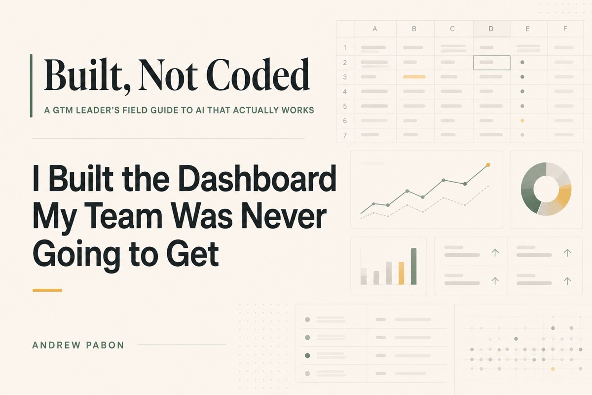 Abstract operating dashboard illustration